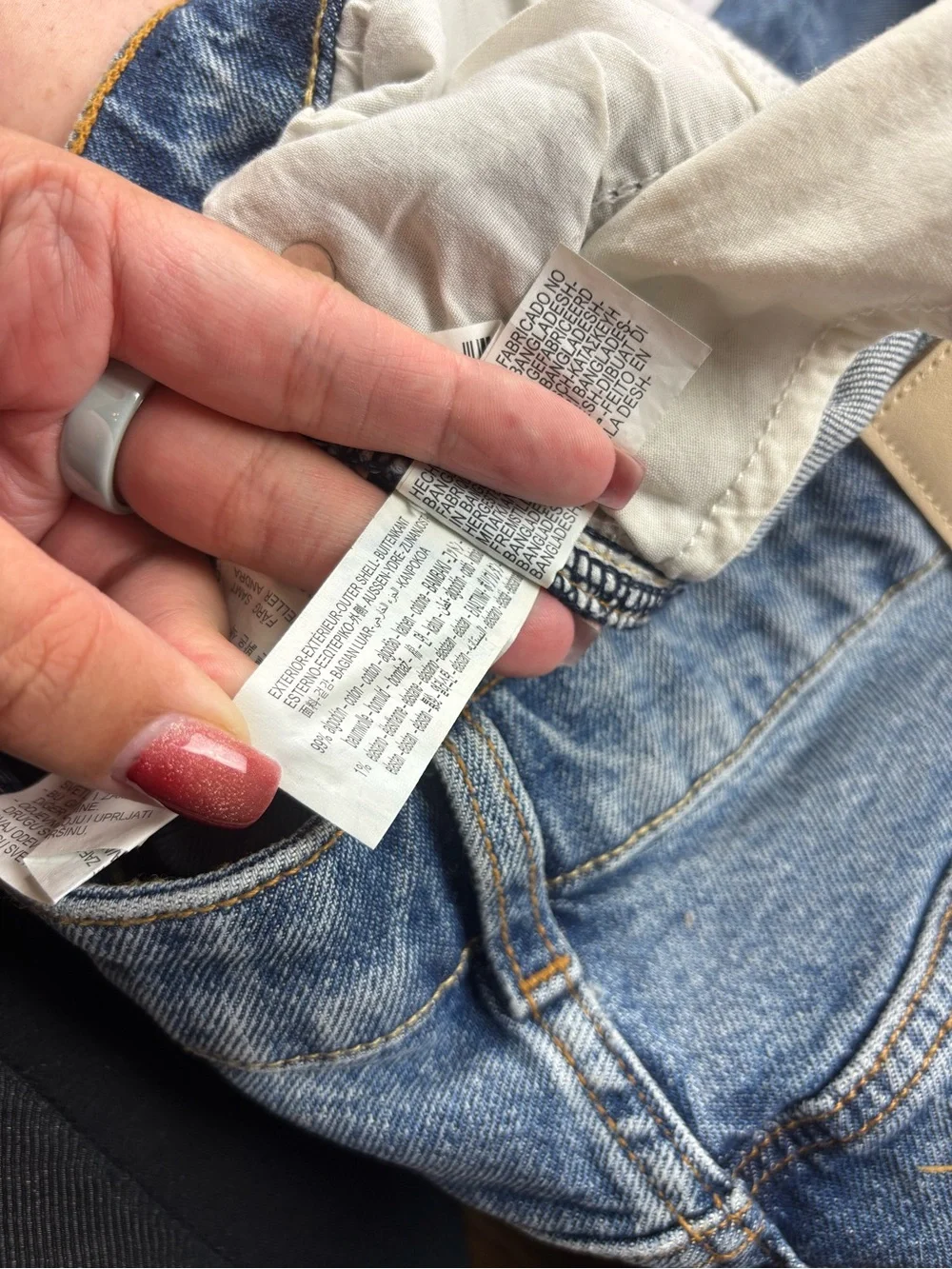 Zara Denim Jeans Straight Leg Size 6